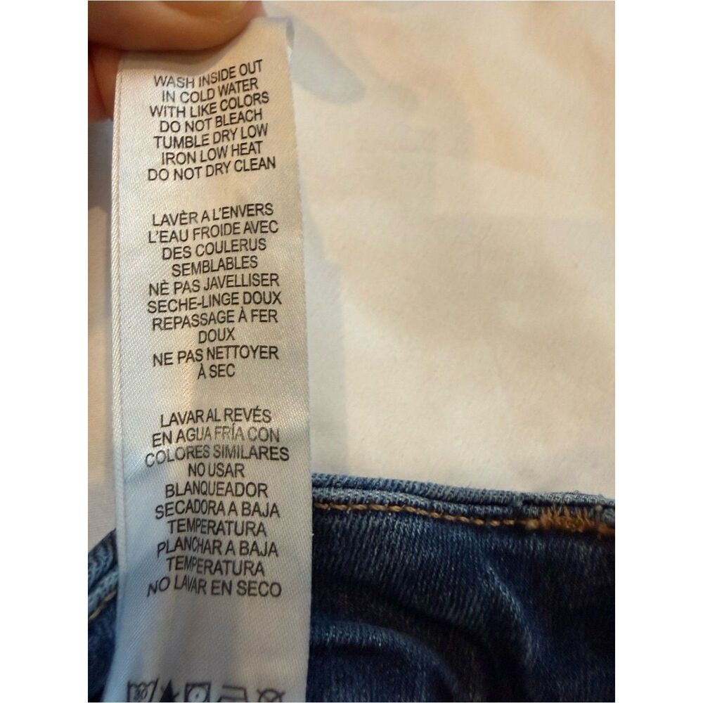 Good American Good Legs Straight Jeans | Size 25 | Mid Rise Slim Straight - Picture 9 of 10